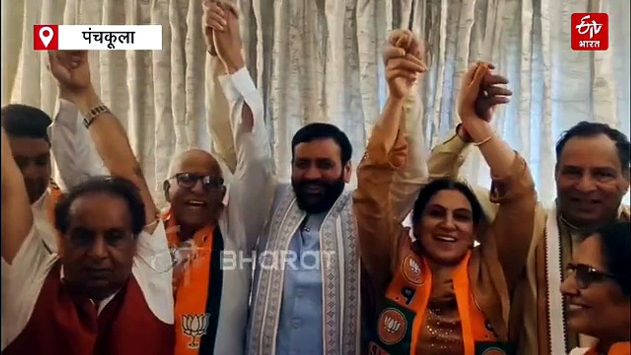 पंचकूला में कांग्रेस को जोरदार झटका, कांग्रेस की पूर्व मेयर ने BJP जॉइन की, CM नायब सैनी ने खुद घर पहुंचकर कराया शामिल