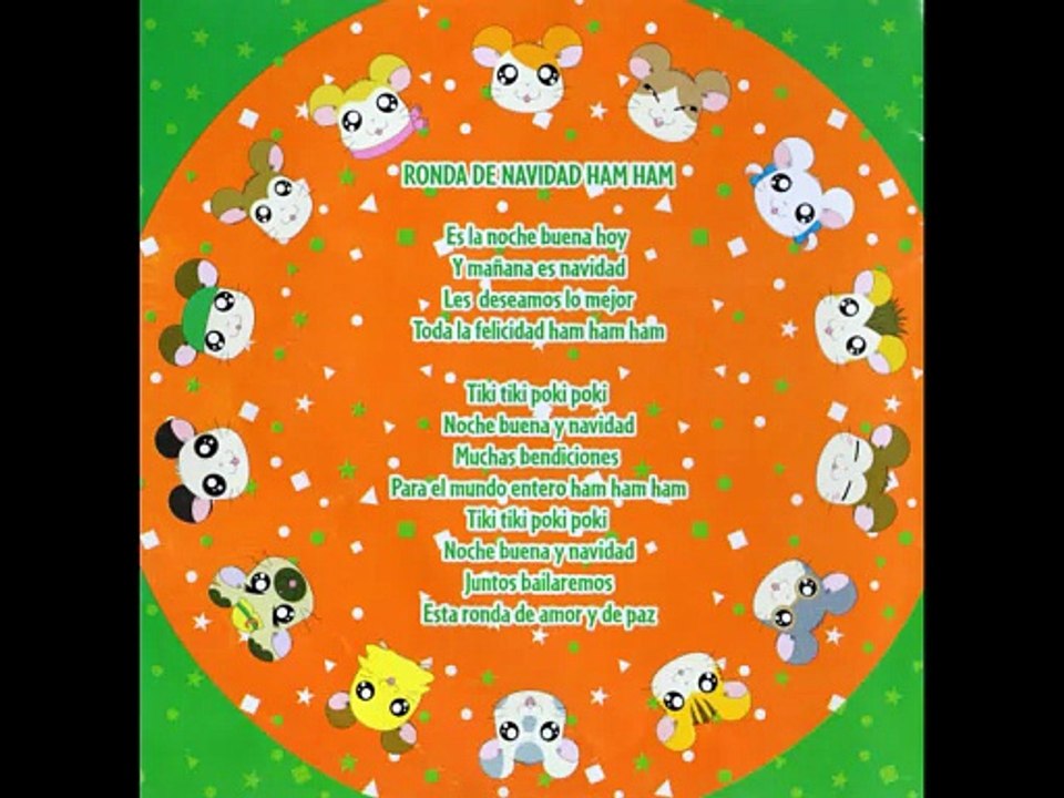 Hamtaro - Ronda de Navidad Ham-Ham (Con letra)