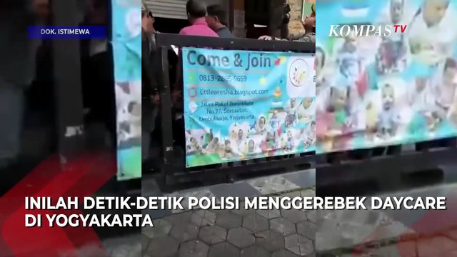 Detik-Detik Daycare Little Aresha di Yogyakarta Digerebek Polisi, 30 Orang Diamankan!
