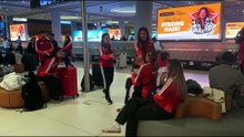 Avrupa ikincisi Kadın Güreş Milli Takımı yurda döndü | Ajansspor | AA