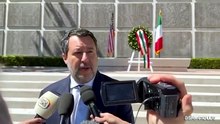 Salvini al Florence American Cemetery: "25 aprile di tutti, per tutti"