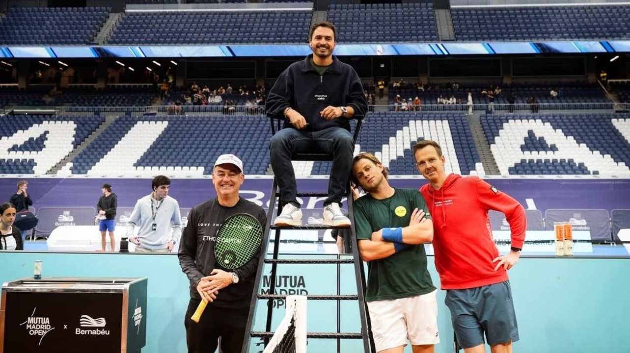 Mutua Madrid Open 2026 - Zizou Bergs, un nouveau "Zizou" au Santiago Bernabéu