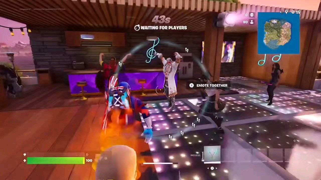 fortnite of music dancing CB