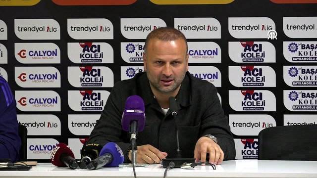 İmaj Altyapı Vanspor FK-İstanbulspor maçının ardından | Ajansspor | AA
