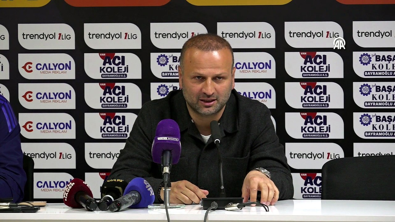 İmaj Altyapı Vanspor FK-İstanbulspor maçının ardından | Ajansspor | AA