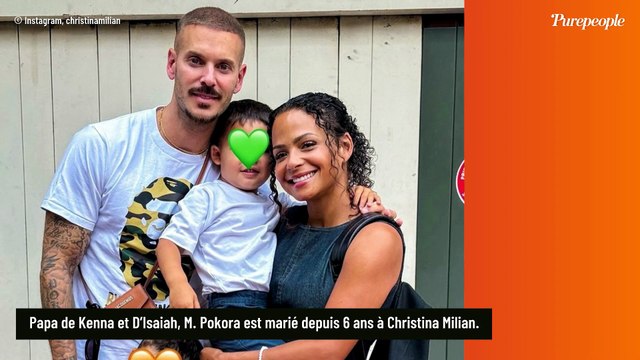 M. Pokora et Christina Milian : Leurs fils Kenna et Isaiah sont des copies conformes, la famille passe du bon temps à Disneyland Paris