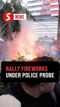 Cops open probe into fireworks incident at 'Tangkap Azam Baki' rally