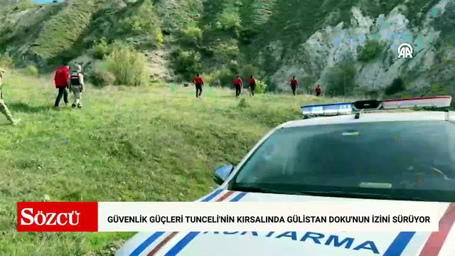 Güvenlik güçleri Tunceli'nin kırsalında Gülistan Doku'nun izini sürüyor