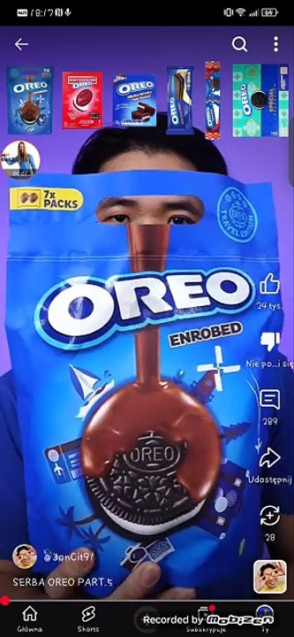Jon cit oreo enrobed 7x #asmr #mukbang