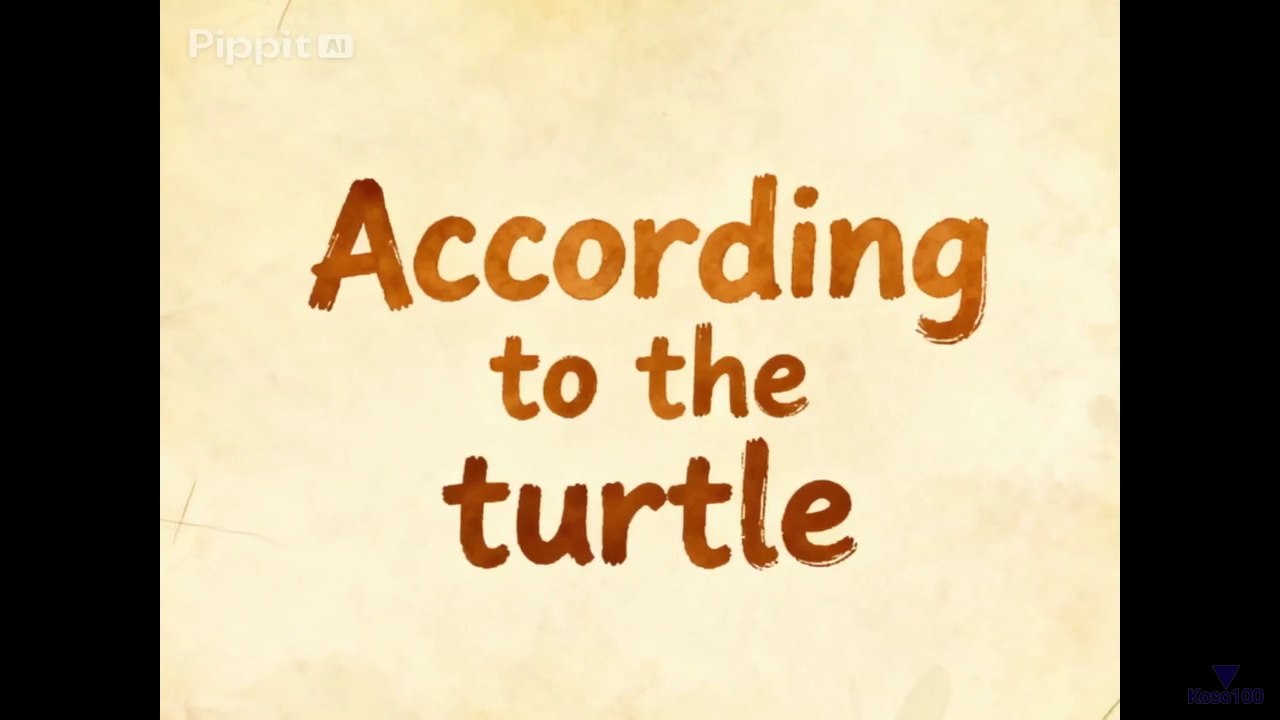According the Turtle