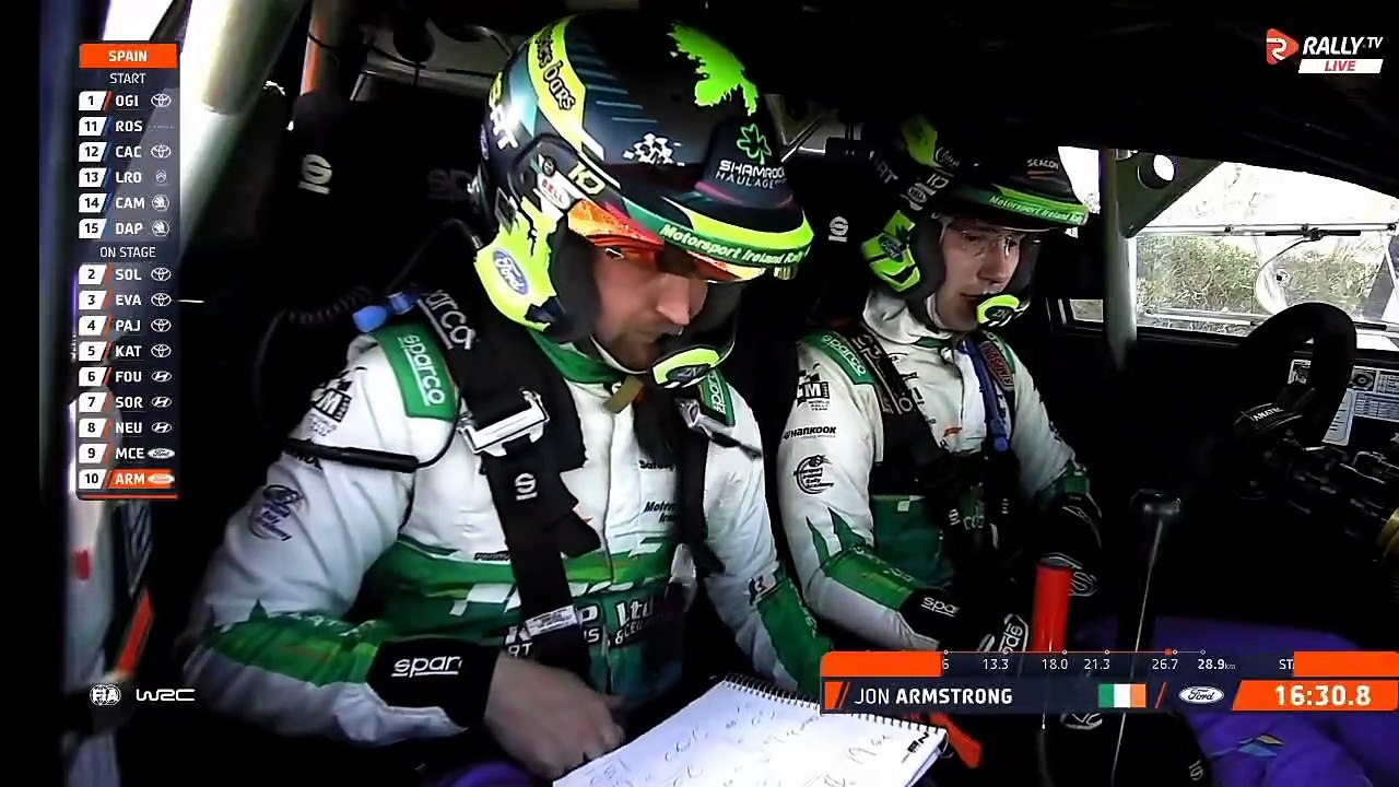 WRC 2026 Islas Canarias SS14 Armstrong Hard Crash