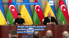 Zełenski mówi, że jest gotowy na spotkanie z Putinem w Azerbejdżanie