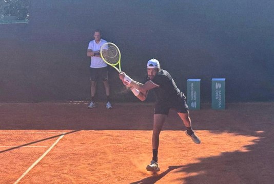 Atp Challenger 175 Sardegna open: primo allenamento per Matteo Berrettini a Cagliari