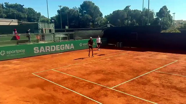 Atp Challenger 175 Sardegna open: primo allenamento per Matteo Berrettini a Cagliari
