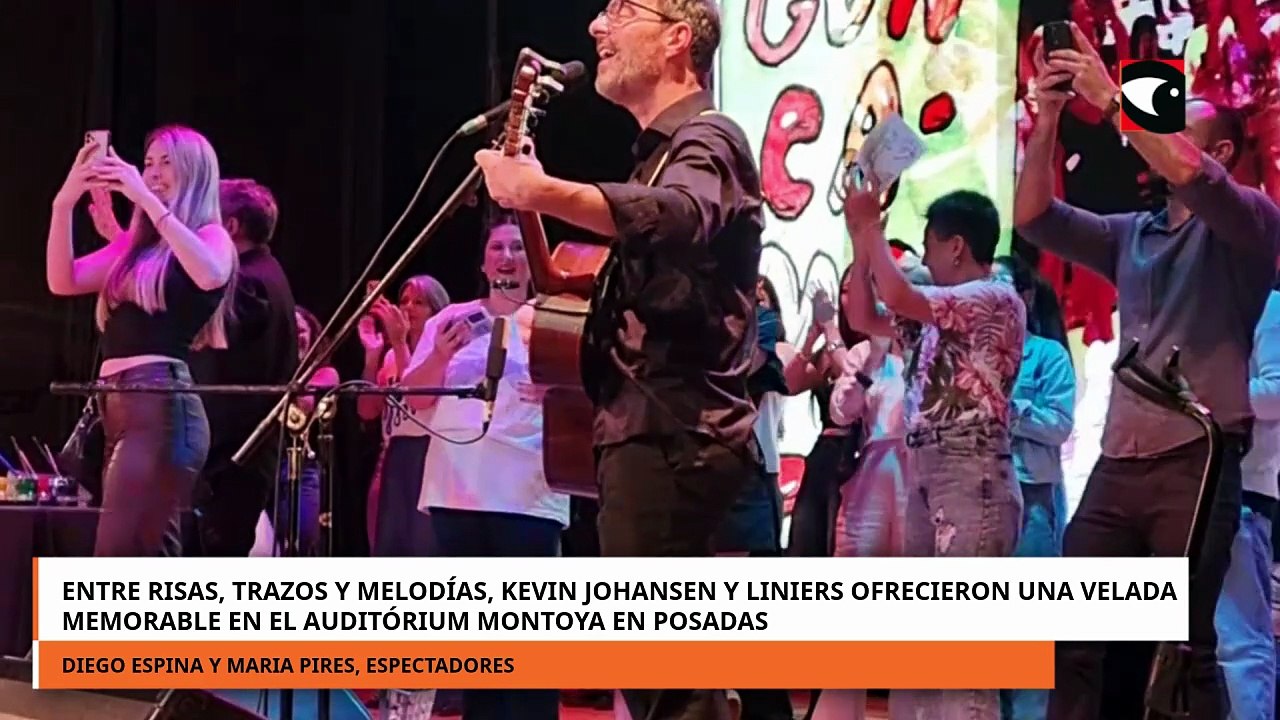 Kevin Johansen y Liniers brillaron en el Auditórium Montoya de Posadas
