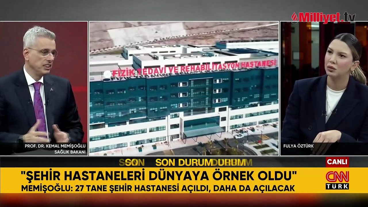 Sağlık Bakanı Kemal Memişoğlu'ndan CNN Türk'te önemli açıklamalar: Yeni şehir hastaneleri geliyor