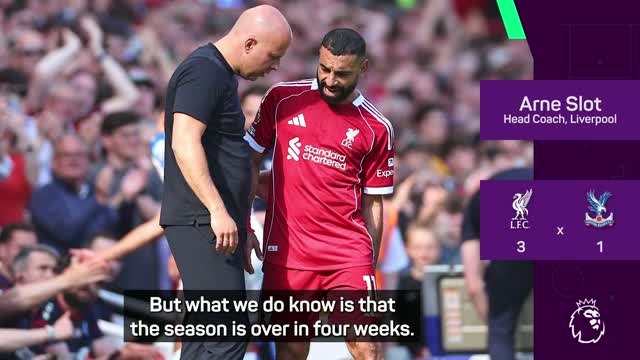 Slot uncertain if Salah's Liverpool season and career is over