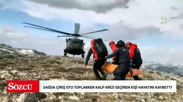 Kahramanmaraş'ta dağda çiriş otu toplarken kalp krizi geçiren kişi hayatını kaybetti