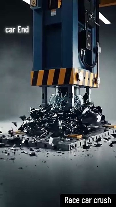 hydronic machine say car crushing full #viralshort #trending #foryou #crushingvideo #fypシ゚viral
