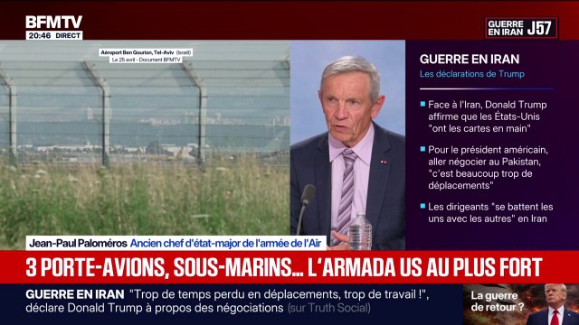 Armada américaine au Moyen-Orient : La première partie de cette guerre a montré que l'Iran était préparé , observe Jean-Paul Paloméros, ancien chef d'état-major de l'armée de l'air