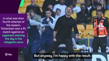 De Zerbi encouraged by nervy Spurs' first PL win of 2026