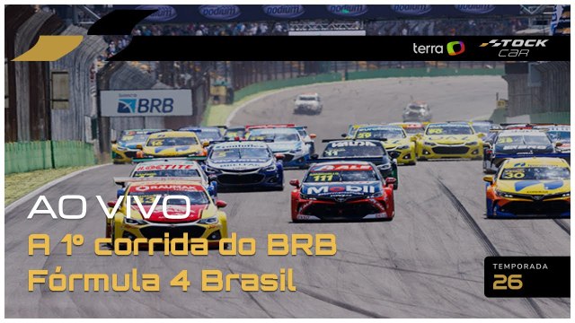 Assista ao vivo à 1° corrida do BRB Fórmula 4 Brasil