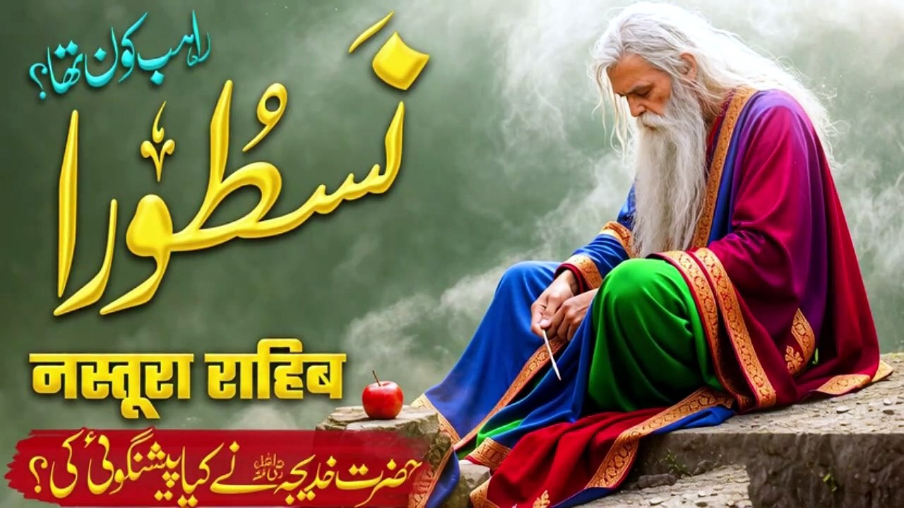 Nastura Rahib Aur Nabi ﷺ Ki Nabuwwat Ki Basharat - Seerat-e-Nabvi Ka Waqia -Noor TV