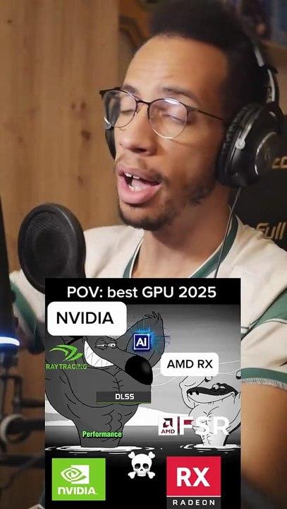 NVIDIA vs AMD #pc #pcgamer