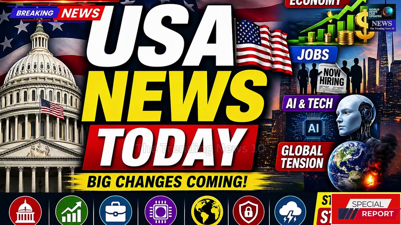🚨 USA News Today 🇺🇸 Big Changes Coming! Economy, Jobs & AI Shock 😱