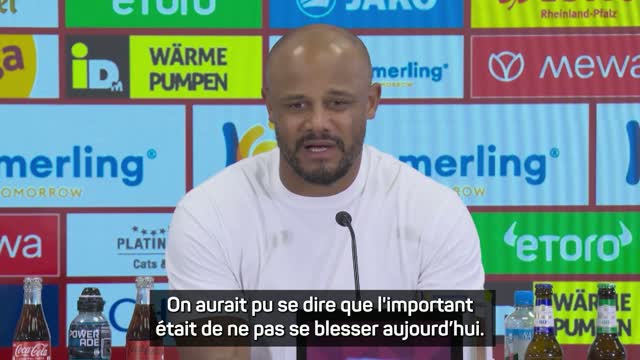 Bayern Munich - Avant le PSG, Kompany salue l'état d'esprit de son équipe contre Mayence