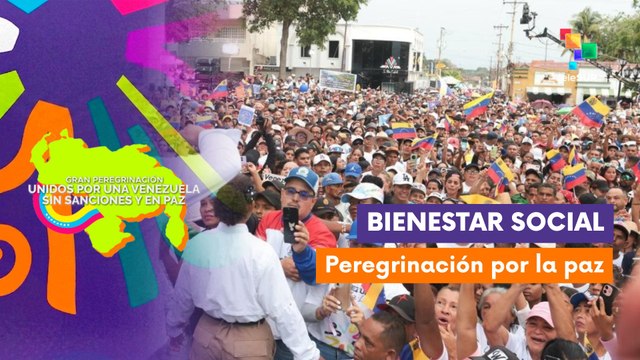 Pdta (E) Delcy Rodríguez respalda gran peregrinación contra sanciones en Yaracuy