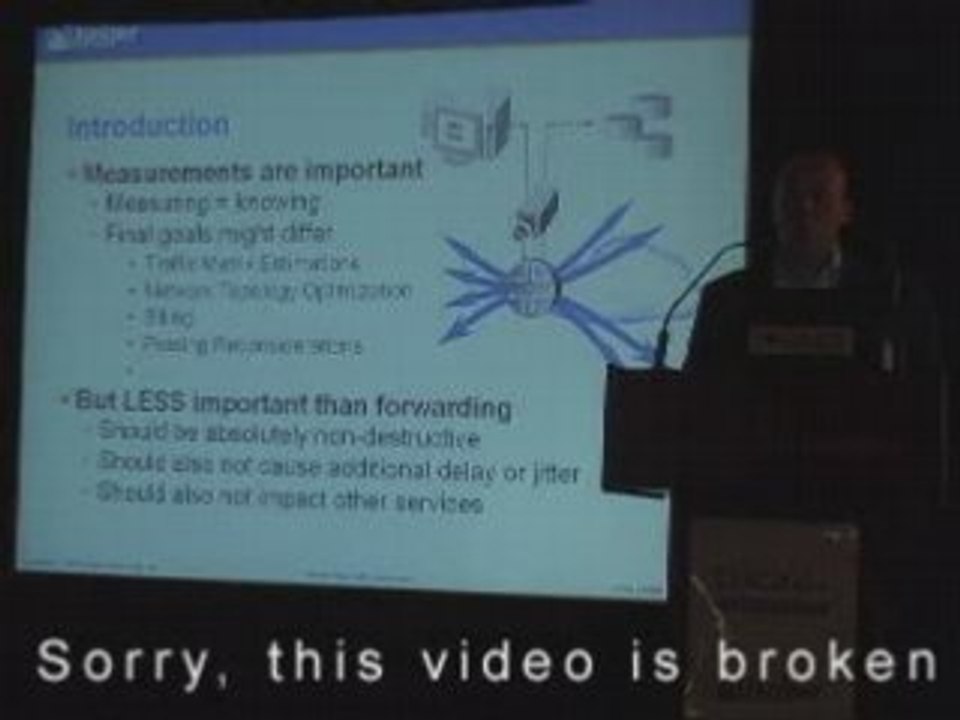 FRNOG 12 Bruno de Troch : Analyzing Traffic with JUNOS