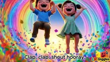 🌈 Clap, Dance & Sing! Rainbow Color Parade | Fun Kids Song That Will Make You Dance! | LR Craze