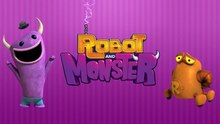 495-Robot and Monster-Nickelodeon Spoof Pixar Lamp Luxo Jr Logo