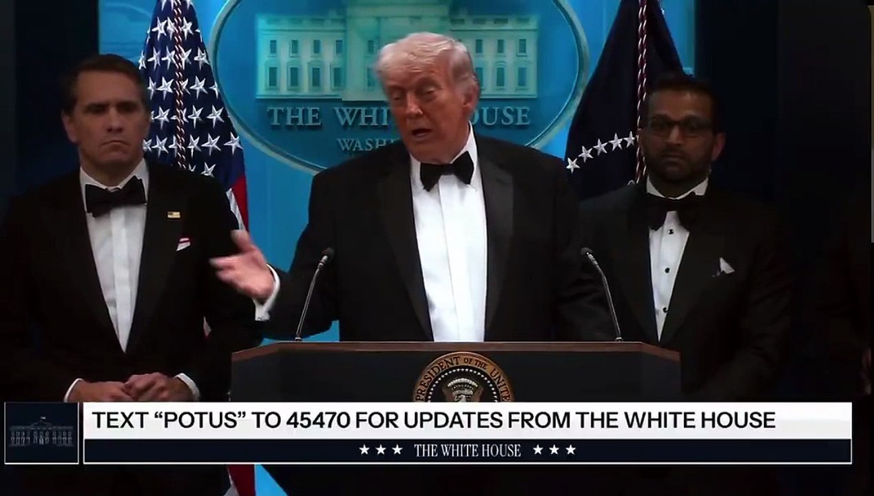 Coups de feu à Washington lors du diner des correspondants : Donald Trump prend la parole