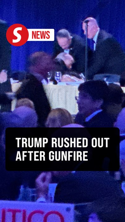 Trump safe after being rushed from White House correspondents dinner, shooter in custody