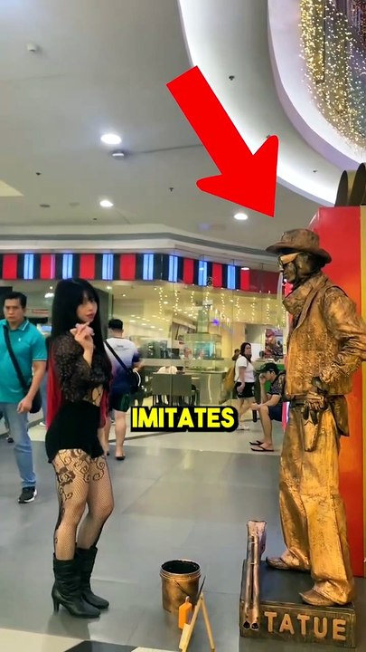 Statue Has To Imitate People