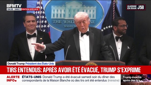 Tirs au dîner des correspondants de la Maison Blanche: Cette profession est dangereuse , affirme Donald Trump