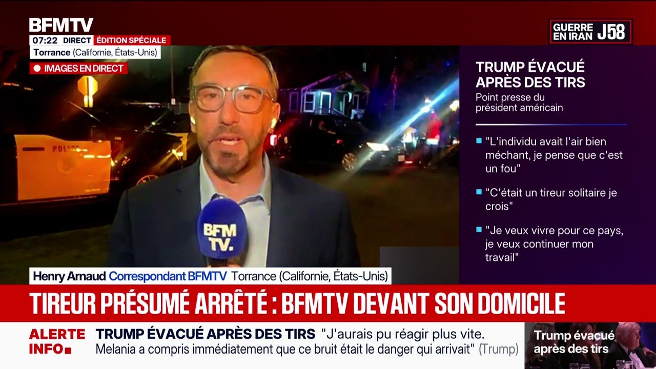 Donald Trump évacué après des tirs: l'armée déployée devant le domicile du suspect