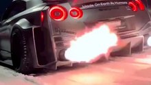 Nissan GTR: The King of Backfires! (4K Quality) 🔥
