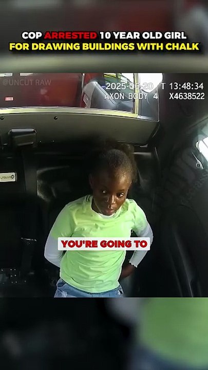 Cop ARRESTS 10-Year-Old Girl Over CHALK ART