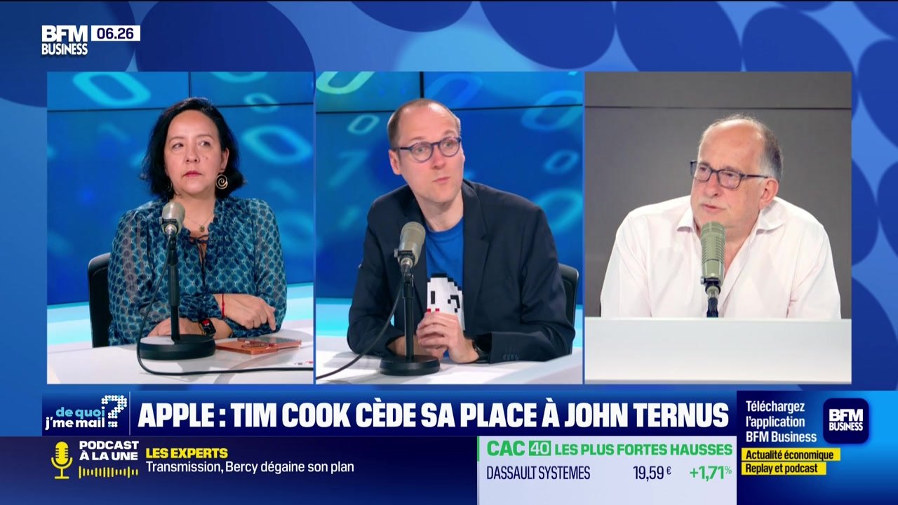 De Quoi J'me Mail : Apple, Tim Cook cède sa place à John Ternus (1/2) - 26/04