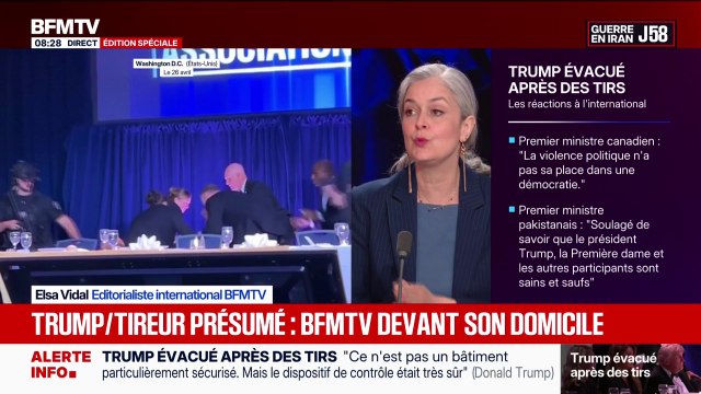 Donald Trump évacué: les réactions à l'international après les tirs au dîner des correspondants de la Maison Blanche