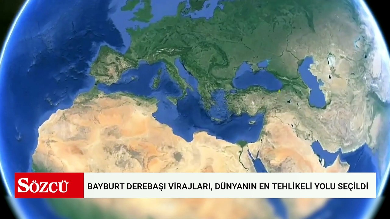 Bayburt Derebaşı Virajları, dünyanın en tehlikeli yolu seçildi