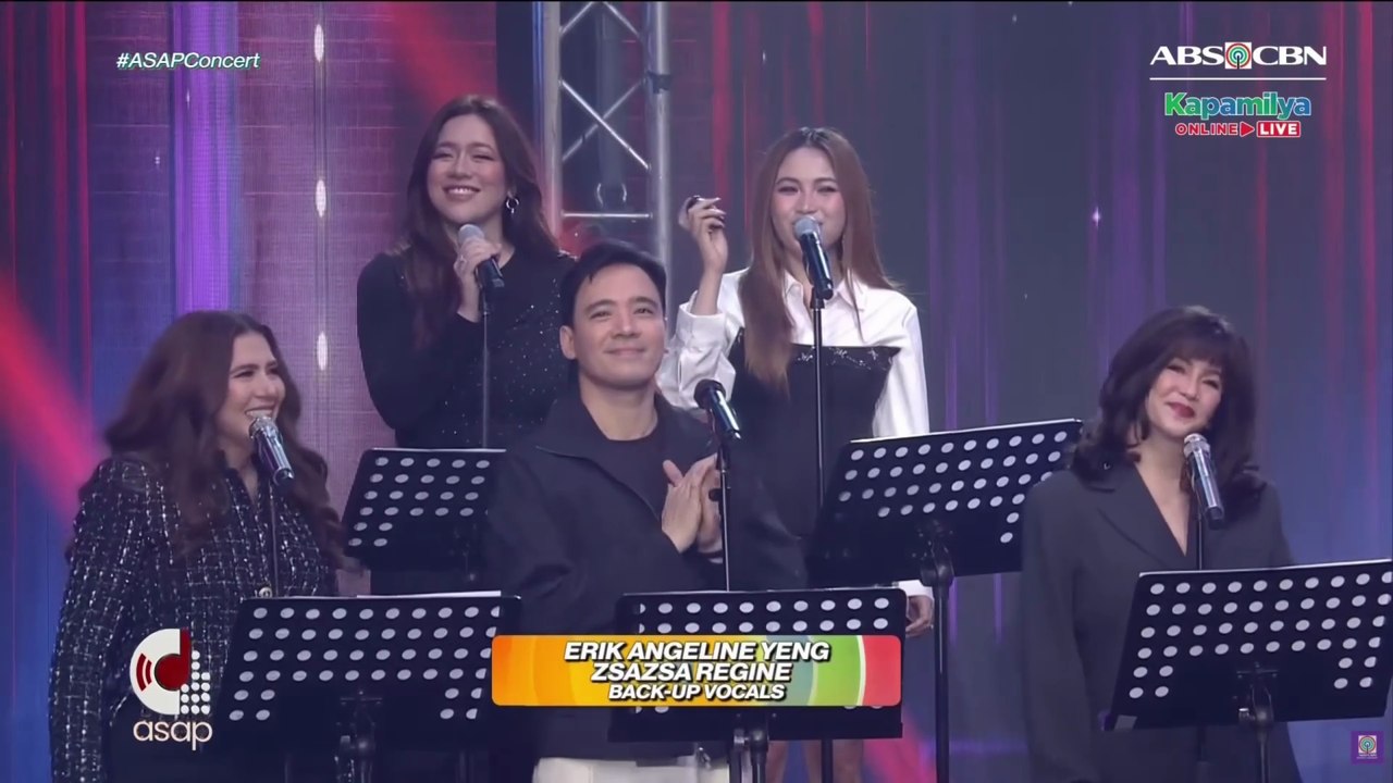 April 26, 2026 — Angeline Quinto and Erik Santos on ASAP 🎤✨ #ASAPConcert