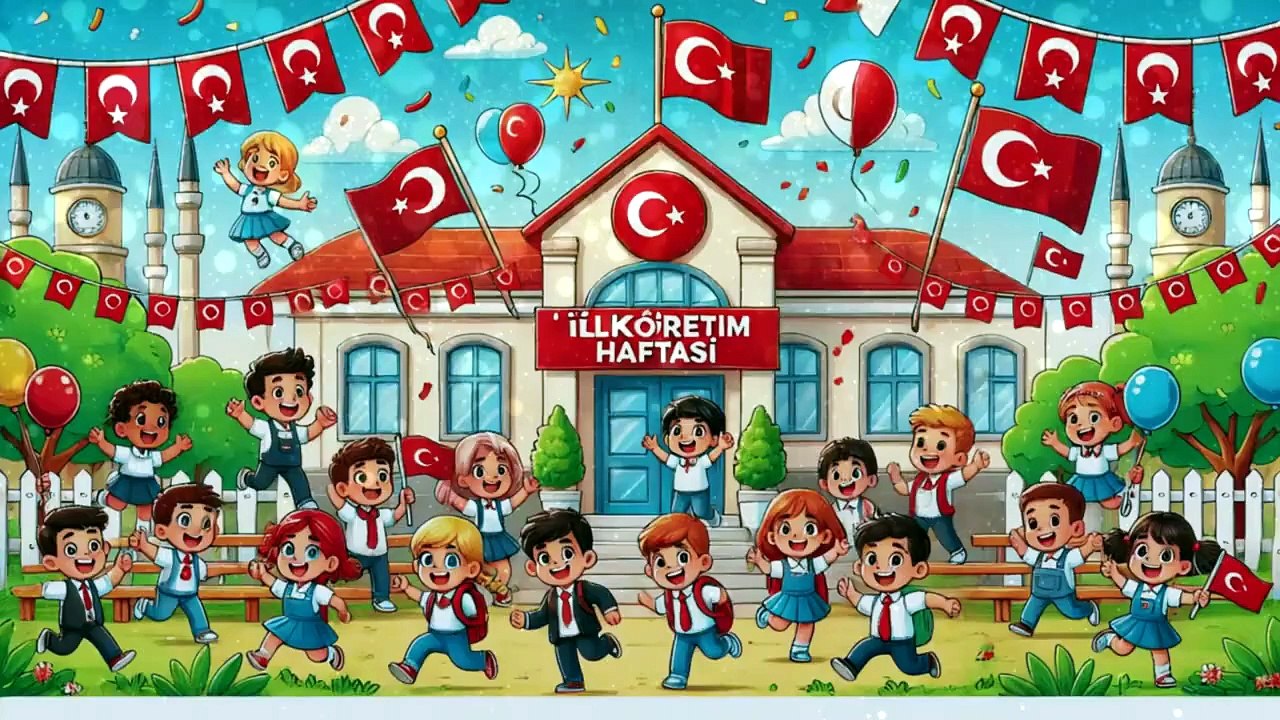 İlköğretim Haftası Şarkısı | İlköğretim Haftası İçin Neşeli Çocuk Şarkısı | Okula Dönüş Şarkısı