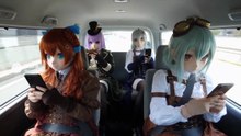 着ぐるんだままロケバス移動【AI Kigurumi】