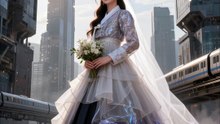 ⚠️시력주의⚠️ 화려함의 정점! 미래에서 온 퓨전한복 드레스
