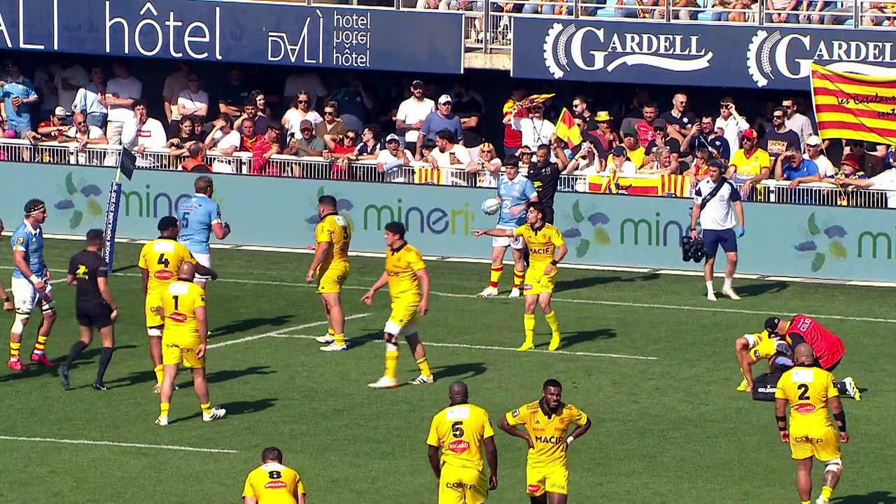 TOP 14 - Essai de Théo FORNER (USAP) - USA Perpignan - Stade Rochelais
