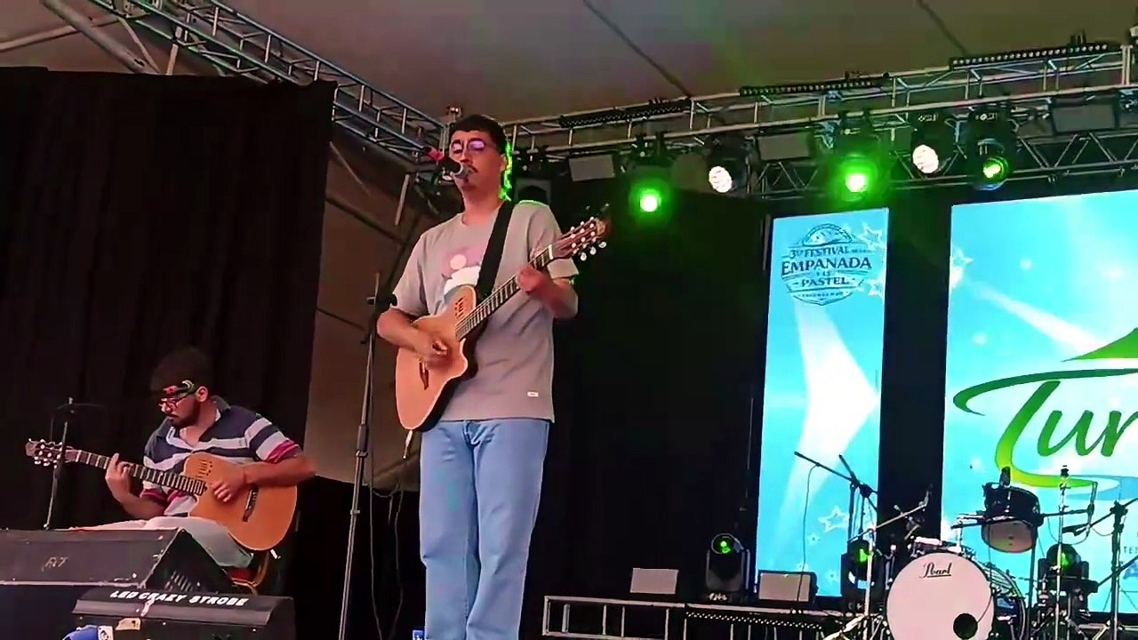 JUAN TORRES en el escenario del Turistac - Laguna de las Lavanderas, Tacuarembó 02/04/2026